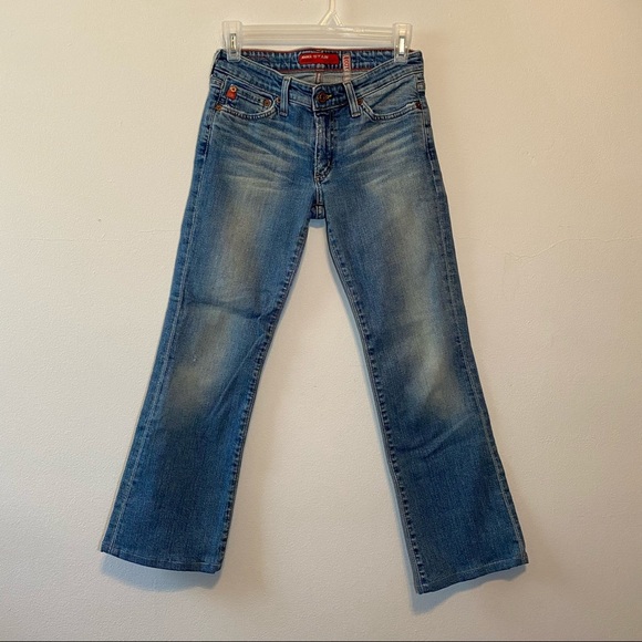 BIG STAR Light Blue Wash Bootcut Jeans 26 - Picture 1 of 9
